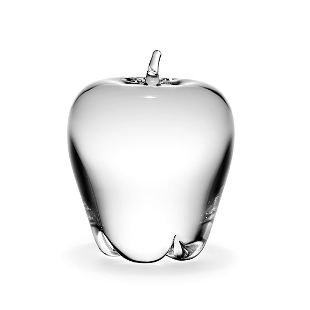 Steuben Crystal Iconic Apple